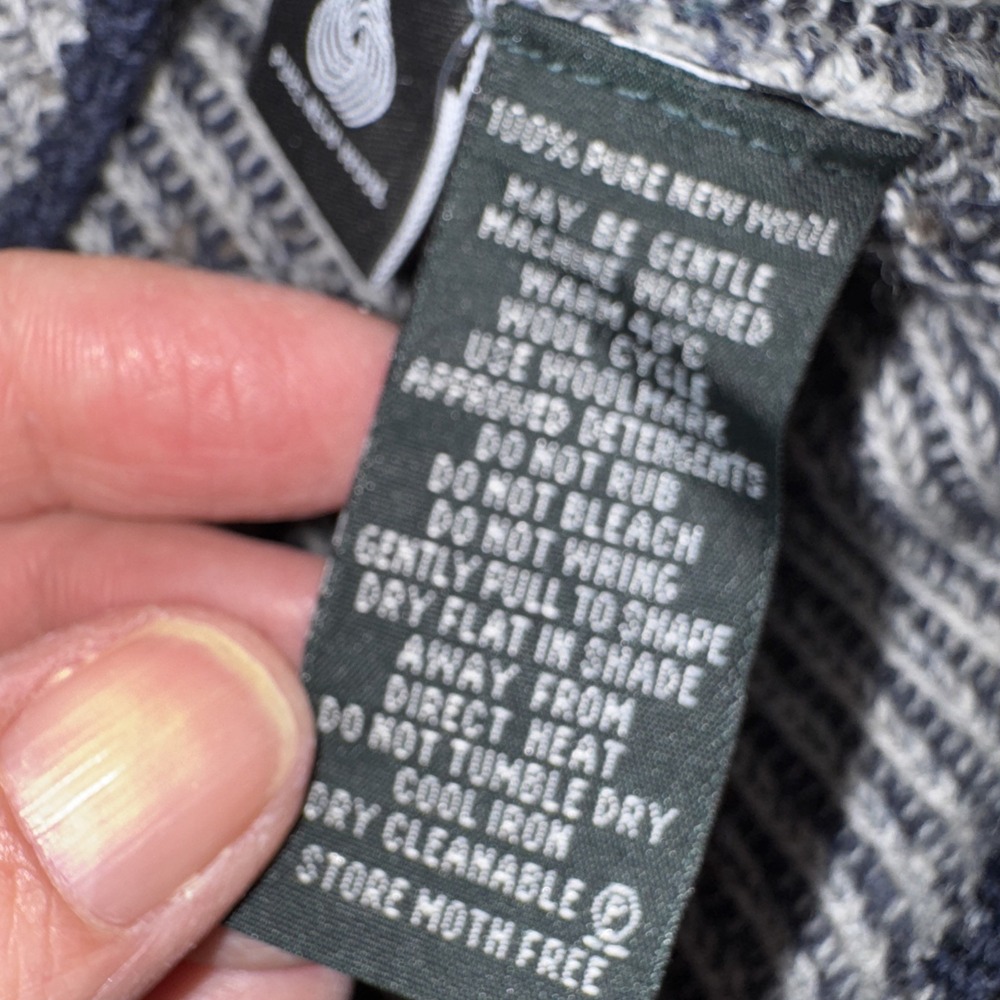 Rodd & Gunn Gray 100% Pure New Wool Quarter Zip Sweater Sz S Preppy Old $ EUC - Picture 7 of 10